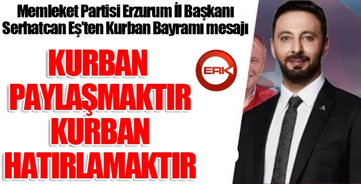 Kurban paylaşmaktır, kurban hatırlamaktır!