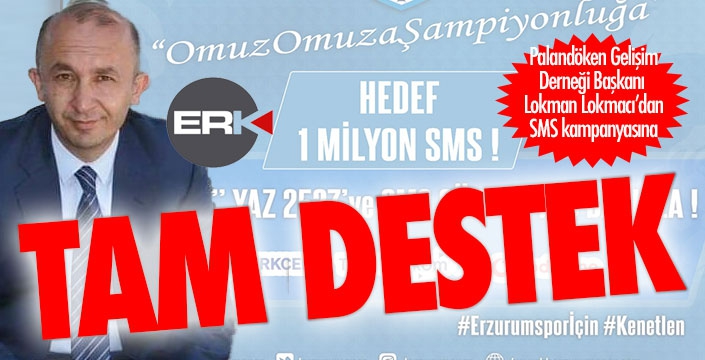 Lokmacı'dan SMS kampanyasına tam destek...