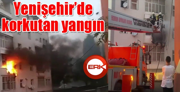 Mahallede yangın paniği