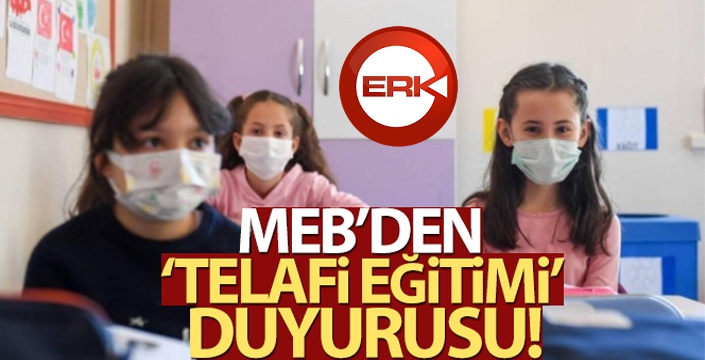 MEB: 'Telafi eğitimlerine katılımda ‘gönüllülük' esas'