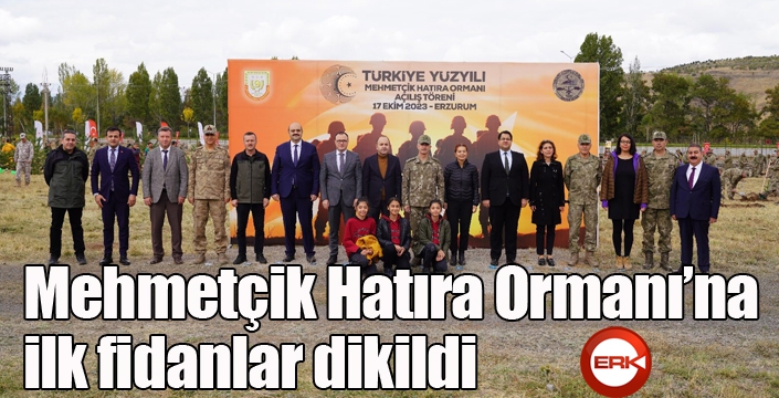 Mehmetçik Hatıra Ormanı’na ilk fidanlar dikildi