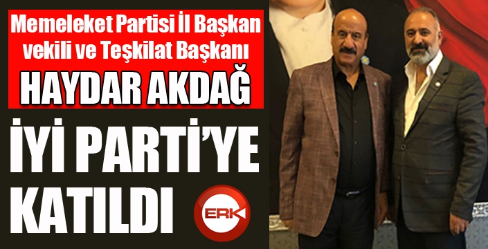 MEMLEKET'TEN AYRILIP İYİ PARTİYE GEÇTİ