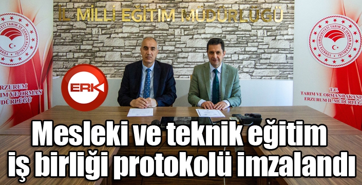 Mesleki ve teknik eğitim iş birliği protokolü imzalandı