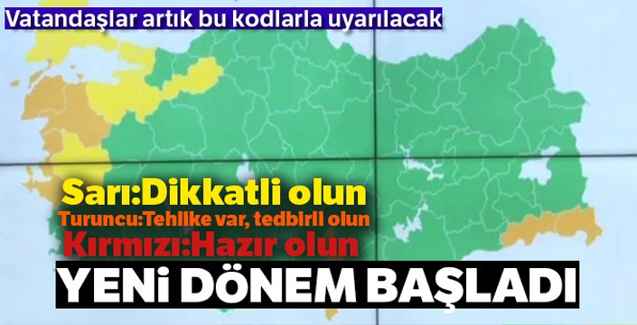 Meteorolojide renkli dönem