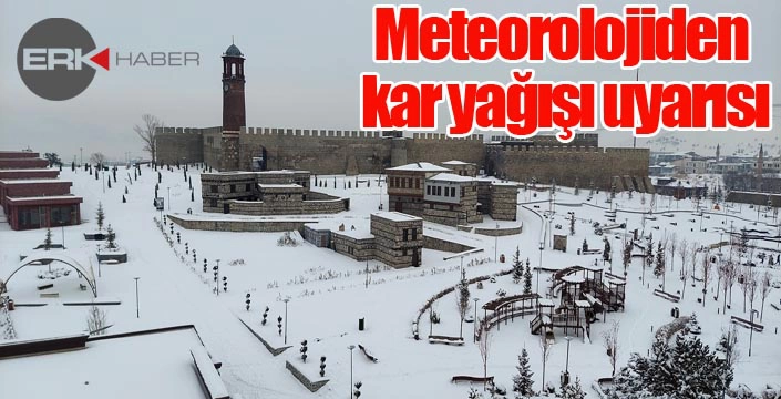 Meteorolojiden kar yağışı uyarısı