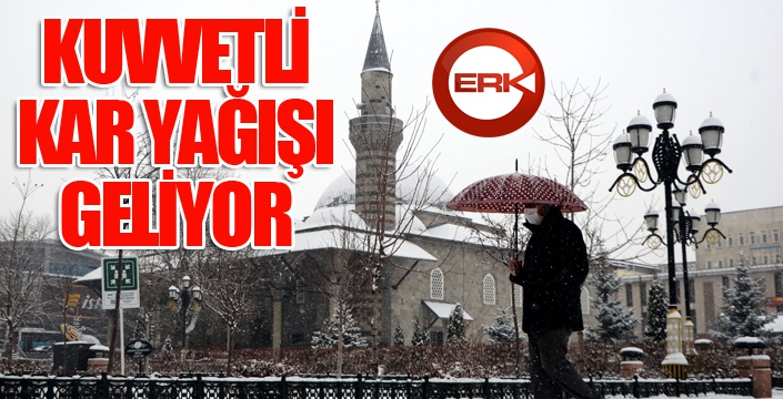 Meteorolojiden kuvvetli kar yağışı uyarısı