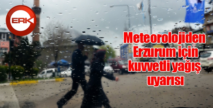 Meteorolojiden kuvvetli yağış uyarısı