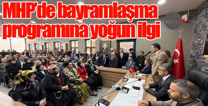 MHP’de bayramlaşma programına yoğun ilgi