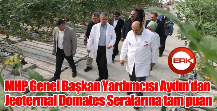 MHP Genel Başkan Yardımcısı Aydın’dan Jeotermal Domates Seralarına tam puan