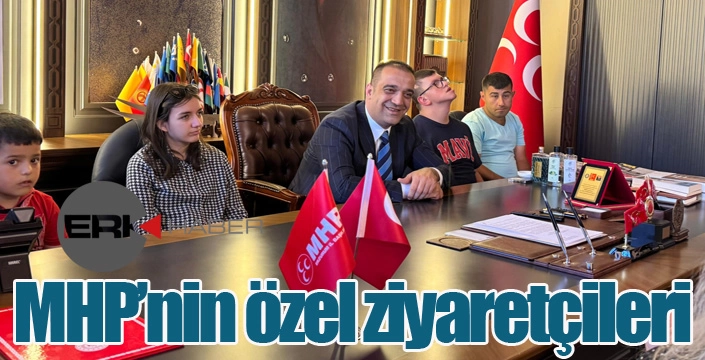 MHP'nin özel ziyaretçileri...
