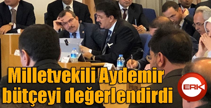 Milletvekili Aydemir bütçeyi değerlendirdi