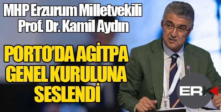 Milletvekili Aydın, Agipta Genel Kurulu'na seslendi...