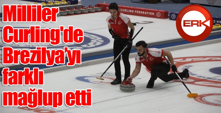 Milliler Curling'de Brezilya’yı farklı mağlup etti