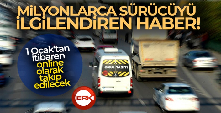 Milyonlarca sürücüyü ilgilendiren haber!