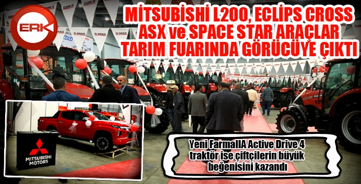 Mitsubishi yeni L200, Eclips Cross, ASX ve SPACE STAR araçlar Erzurum Tarım Fuarı’nda görücüye çıktı