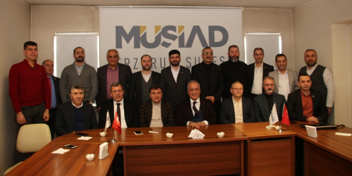 MÜSİAD Rektör Çomaklı ve üniversite yönetimini ağırladı