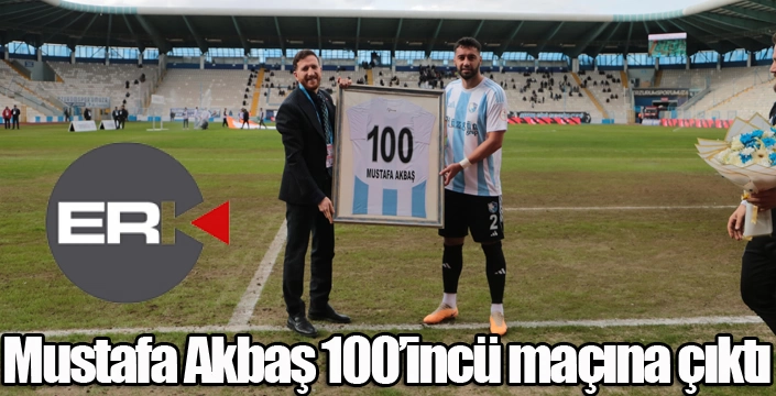 Mustafa Akbaş 100’incü maçına çıktı