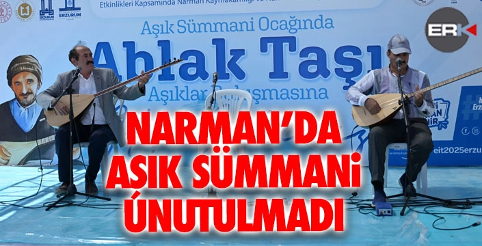 Narman'da aşıklar Aşık Sümmani için atıştı...