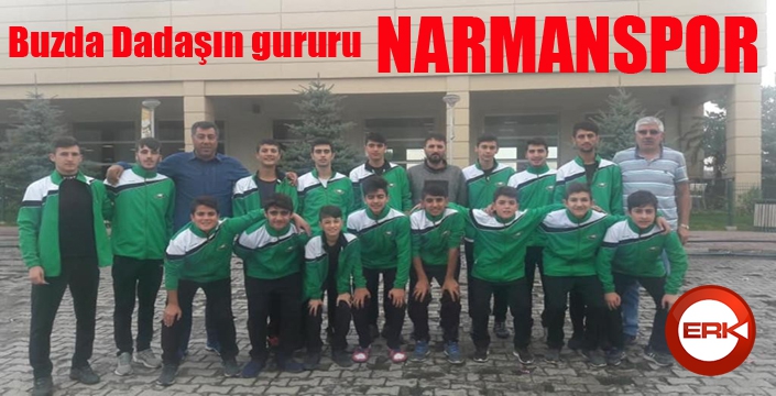 Narmanspor buzda dadaşların gururu