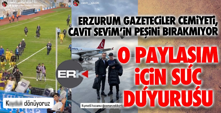 O paylaşıma EGC'den suç duyurusu...