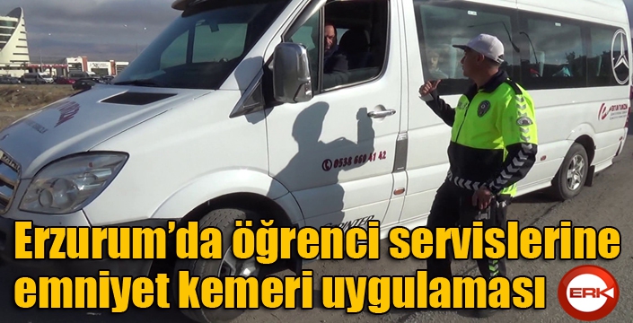 Öğrenci servislerine emniyet kemeri uygulaması