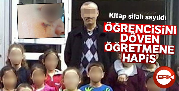 Öğrencisini kitapla yaralayan öğretmen hakkında karar!