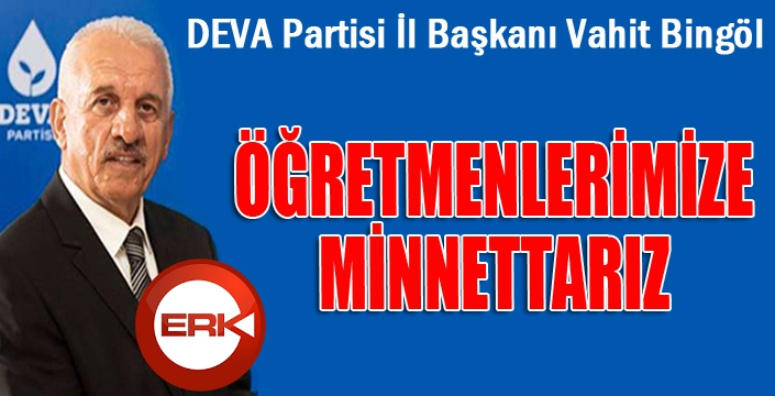 Öğretmenlerimizin haklarını ödeyemeyiz