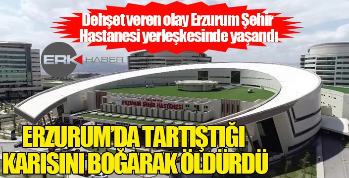 Önce eşini boğdu sonra intihara kalkıştı