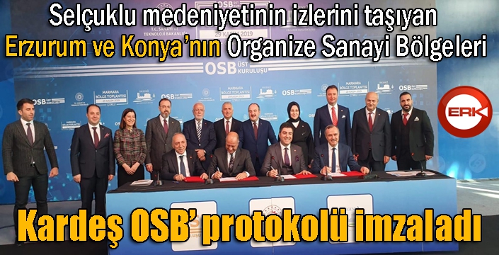 Organize Sanayi Bölgeleri kardeş oldu