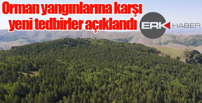 Orman yangınlarına karşı yeni tedbirler açıklandı...