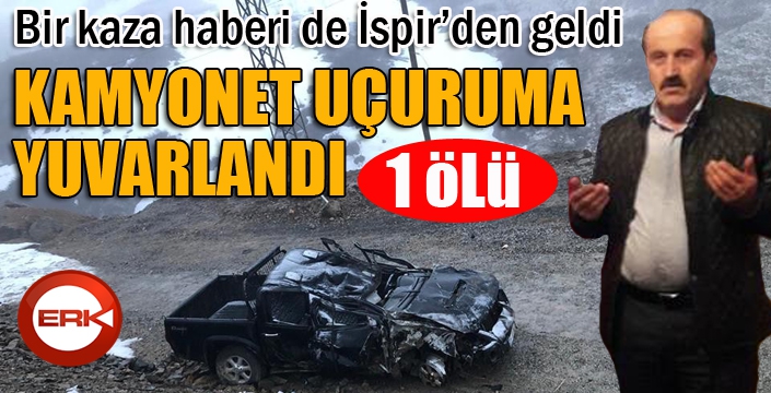 Ovit Tüneli girişinde trafik kazası: 1 ölü