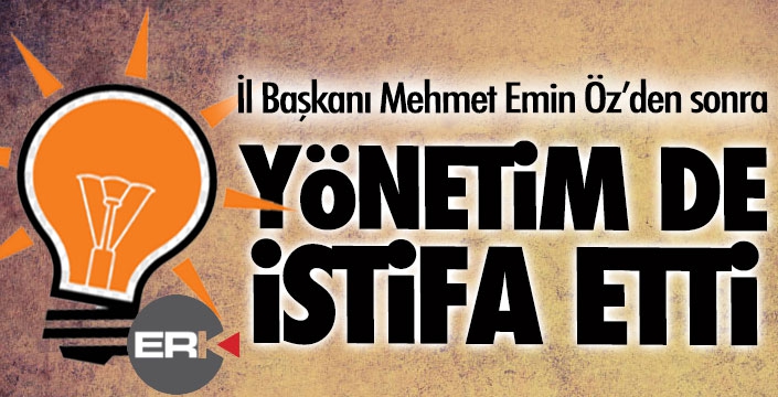 AK Parti'de Öz’den sonra yönetim de istifa etti