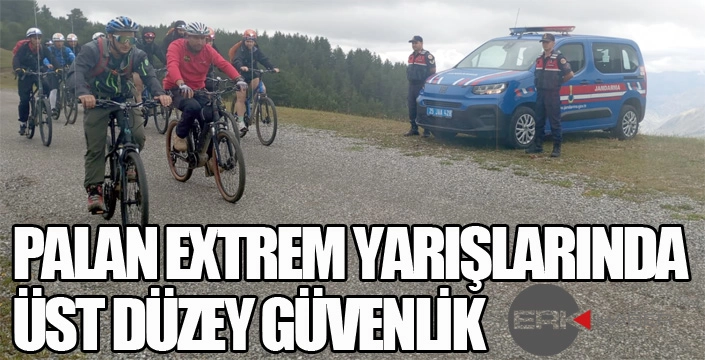 Palan Extrem yarışlarında üst düzey güvenlik...