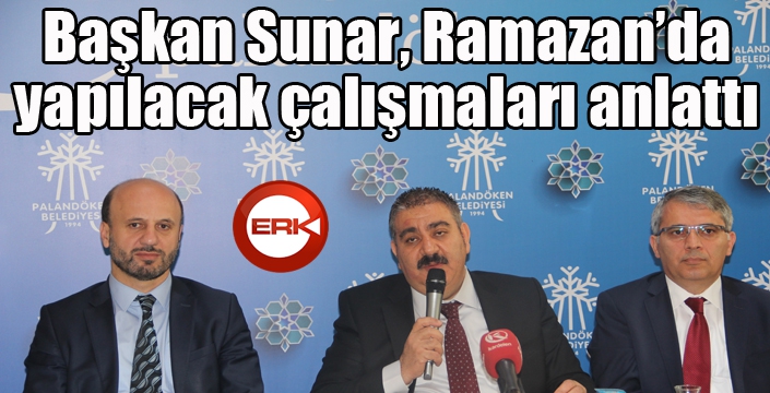 Palandöken Belediyesi’nden basın mensuplarına ‘Hoş geldin Ramazan’ organizasyonu