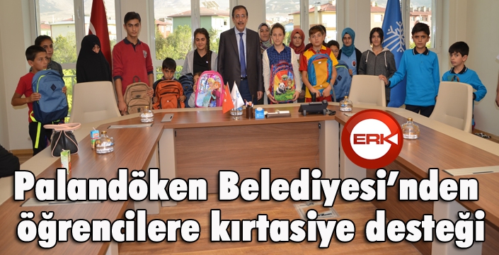 Palandöken Belediyesi’nden öğrencilere kırtasiye desteği