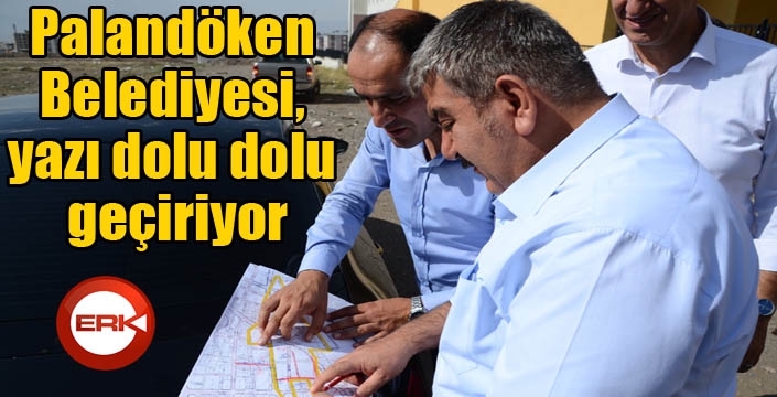 Palandöken Belediyesi, yazı dolu dolu geçiriyor