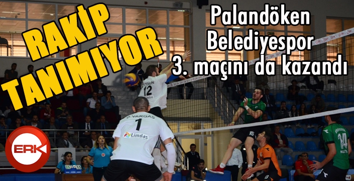 Palandöken Belediyespor 3 te 3 yaptı