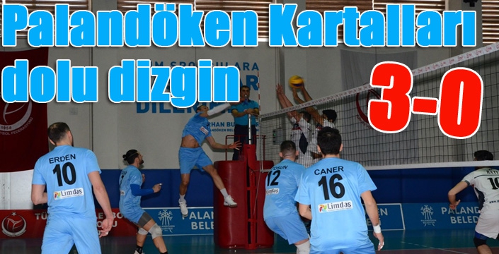 Palandöken Belediyespor, TKD Kuzey Enerji Gümüşhane Torul Gençlik 3-0 mağlup etti