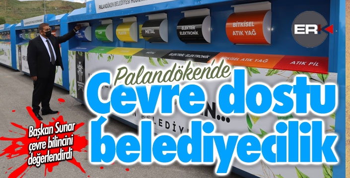 Palandöken’de çevre dostu belediyecilik