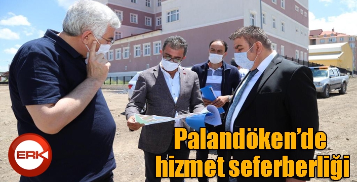 Palandöken’de hizmet seferberliği