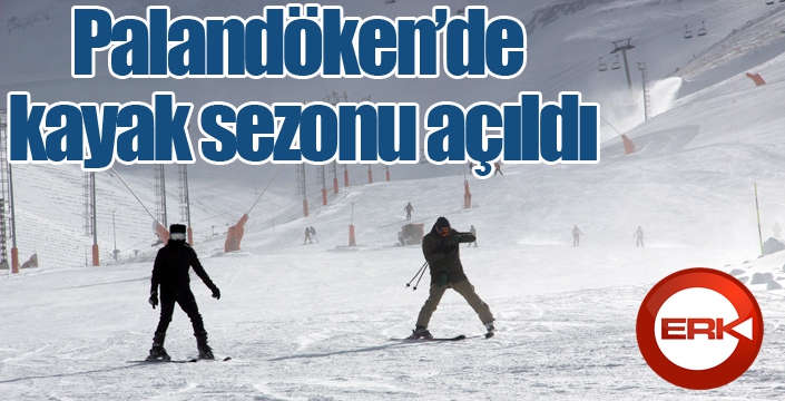 Palandöken’de kayak sezonu açıldı