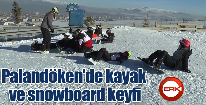 Palandöken’de kayak ve snowboard keyfi