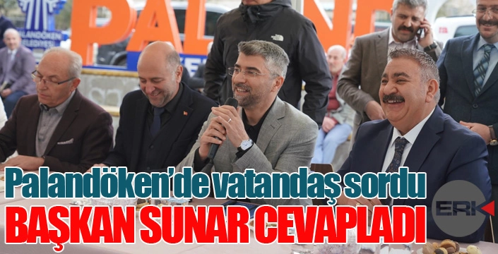 Palandöken'de vatandaş sordu, Başkan cevapladı