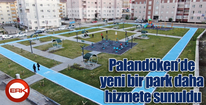 Palandöken’de yeni bir park daha hizmete sunuldu