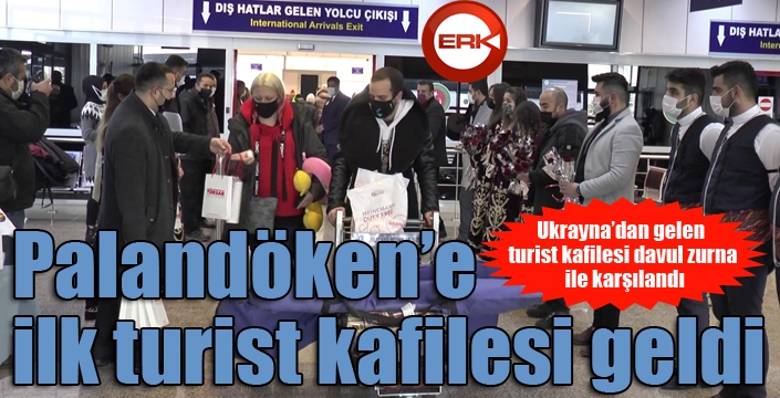 Palandöken’e ilk turist kafilesi