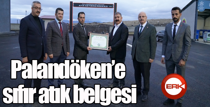 Palandöken’e sıfır atık belgesi