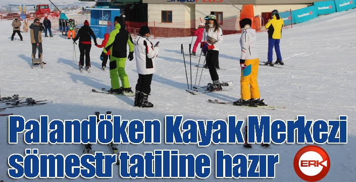 Palandöken Kayak Merkezi sömestr tatiline hazır