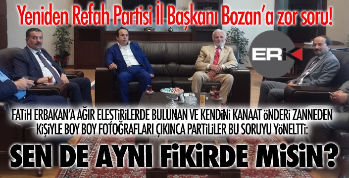 PARTİLİLERİNDEN ADNAN BOZAN'A ZOR SORU!