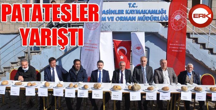 Pasinler’de patates yarışması düzenlendi