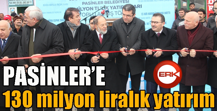 Pasinler’de toplu açılış töreni